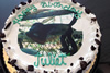 Order Ref: PI-242 Monkey Custom Themed 9 inch Photo Image Ice Cream Cake.